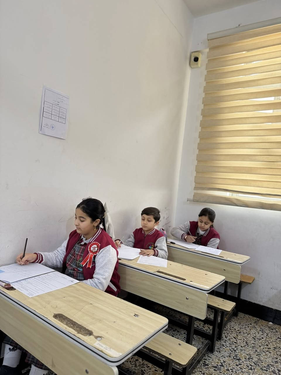 اليوم انطلقت امتحاناتنا التحريرية لطلبة
الصف الرابع والخامس والسادس
بأجواء يسودها الهدوء، الالتزام، والثقة 🌟

أبناؤنا الطلبة… هذا ثمرة تعبكم واجتهادكم طوال العام،
ثقوا بأنفسكم، اقرأوا الأسئلة بهدوء،
والنجاح حليف المجتهدين بإذن الله 💪✨

مع تمنياتنا لجميع طلبتنا الأعزاء
بالنجاح والتوفيق الدائم 🤍✨

للتواصل والاستفسار :
📍 الأنبار - الرمادي - الحوز - قرب مجسر الزيوت
📞 *********** 
 *********** 
#مدرسة_الصباح_الأبتدائية_الأهلية_المختلطة
#مدارس_الصباح 
#الرمادي
