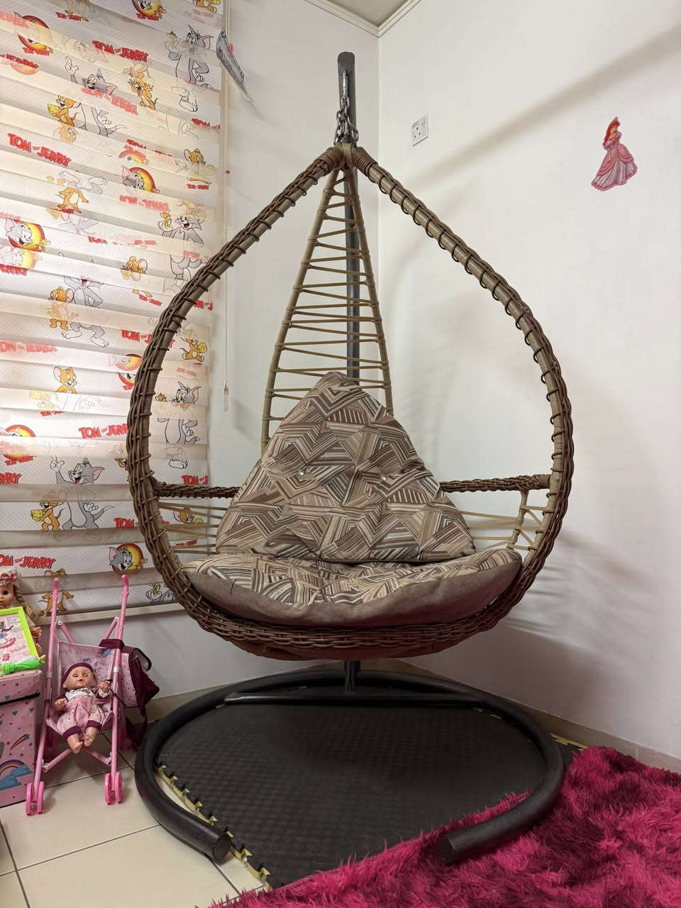 السلام عليكم
مرجوحة اكبر حجم تتحمل وزن 160 كغم ماخذها من شركة العالمية للاثاث صناعة درجة اولى قاعدة المرجوحة كبيرة يعني ثابتة جدا جدا
للبيع فقط 
السعر 140 الف وبيها مجال بسيط جدا 
رقمي ***********
