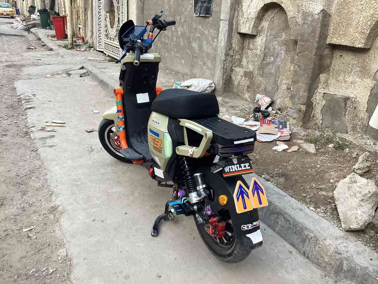 دراجه شحن للبيع
F3
مواصفاته

خمس بطاريت كبار 

تاري جوبلس 
اضافه الى غارض مرتبه 
حساس بوك 
شاحنه مالته الاصليه 
دبل اشاره
بكك بيه 
سرعته بل شاشه تقره ١١٠
بل حقيقي سرعته ٧٠
سوج وكارت 
بلوتوث منه وبيها 
2000 فولز 
حجمه 24
سعره ٣٥٠وبيه مجال بسيط
العنوان بغداد الحسينه مال راشديه  تواصل خاص


**إذا كنت صاحب هذا الإعلان وتريد حذفه لأي سبب، رجاءا أرسل رسالة إلى الدعم الفني**