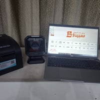 كاشير للبيع سبيدو مبيعات  مع قارئ باركود سريع جدا  وطابعة فواتير  ولاب...