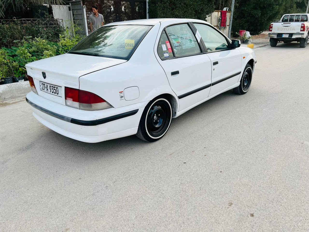 سمند 2012 خصوصي رقم إنكليزي مداور ثانيوم مكينه وكير خير من الله  كهربائيات حدادية سعرها 38 وبيه مجال الرقم ***********
