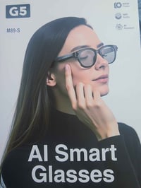 نظارة دكية بكاميرة 8 ميكا تسجيل فديو وصورة وصوت وكذالك تعمل كسماعة اير...