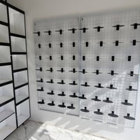 اغراض محلات للبيع جديدة استعمال قليل جدا رفوف ام دي اف + حمالات رفوف ب...