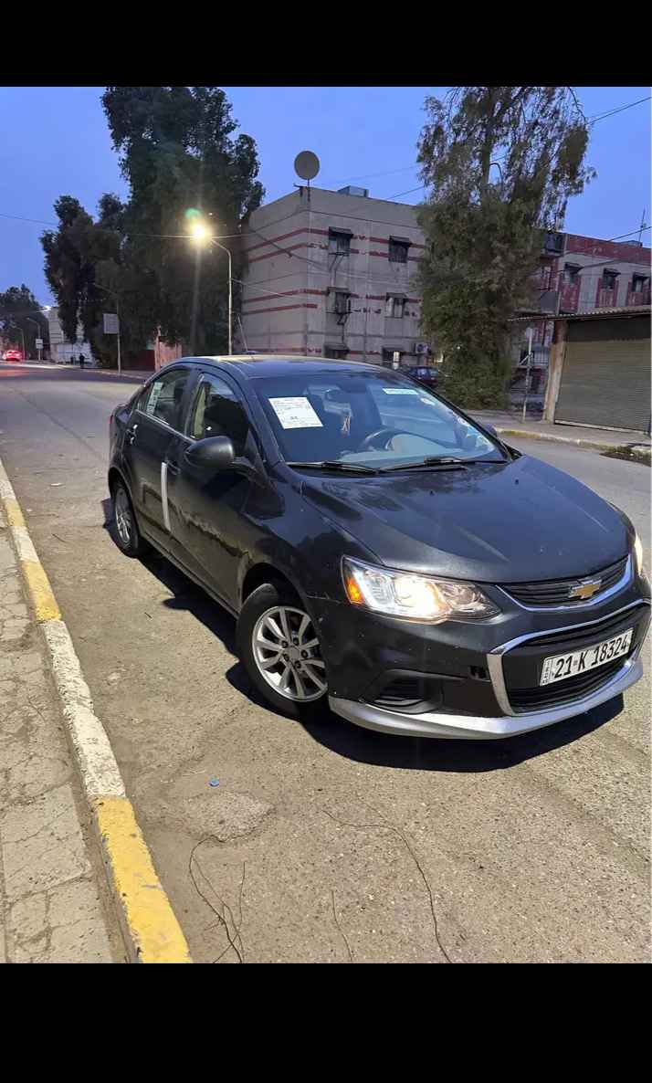 شوفرليت سونيك موديل 2018 سيارة كلش جديد محرك 18 جبير
***********
سيارة بدون ضربه تبديل موصفات LTسعر 85

شاشه كاميرا حساسه كوشن كهربائي تشغيل بعد كوشن تدفاء
فول فول 
تحكمات استيران ويل جبير سيارة جاهز من كولشي دينار مصرف 
سنويه رقام جديد لحد 29 بي تفتر بنزين ⛽️ 
مابي بشرط كير محرك بشرط تبريد صدر جاهز  
كركوك*********** Singapore
