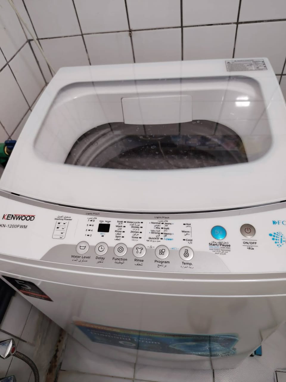 السلام عليكم غساله للبيع اوتماتيك شركة كينود مستعمله شي قليل حجم 1200 سعر 175 بيها مجال بسيط للأستفسار ***********
