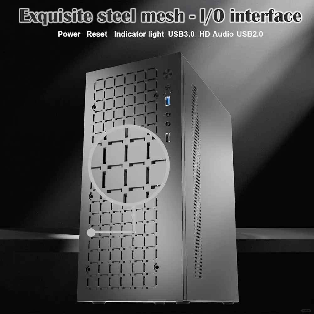 🖥️ كيس كمبيوتر صغير الحجم M-ATX / ITX 🔥

(واجهة الكيس الأمامية بتصميم أنيق وشبكة تبريد احترافية)

---

⚡ المواصفات الفنية:

اللوحة الأم: يدعم M-ATX و ITX

مزود الطاقة: يدعم ATX Power Supply القياسي

التخزين:

3 × هاردات 3.5" HDD

2 × أقراص 2.5" SSD

المراوح:

يدعم مروحتين 120mm
و مروحة 80mm إضافية
(الكيس لا يحتوي على مراوح مرفقة)

المعالج: يدعم مبرد هواء بارتفاع حتى 135mm
كارت الشاشة:
بدون مراوح أو هاردات: الطول الأقصى 250mm
مع مراوح وهاردات: الطول الأقصى 225mm

🎛️ الواجهات الأمامية:

1 × USB 3.0

1 × USB 2.0

منفذ HD Audio
أزرار تشغيل وإعادة تشغيل
📐 الأبعاد:
الطول: 35.3 سم
العرض: 16 سم
العمق: 26.5 سم
🎨 المميزات:
تصميم ميني كيس صغير الحجم وخفيف الوزن
فتحات تهوية واسعة لتعزيز تبريد الجهاز
هيكل معدني قوي وثابت
واجهة أمامية شبكية لتبريد أفضل
🛠️ الحالة:
جديد 100% ✅
لم يُستخدم

السعر 50الف

التوصيل لجميع المحافظات 6ألف عمارة, ميسان


**إذا كنت صاحب هذا الإعلان وتريد حذفه لأي سبب، رجاءا أرسل رسالة إلى الدعم الفني**