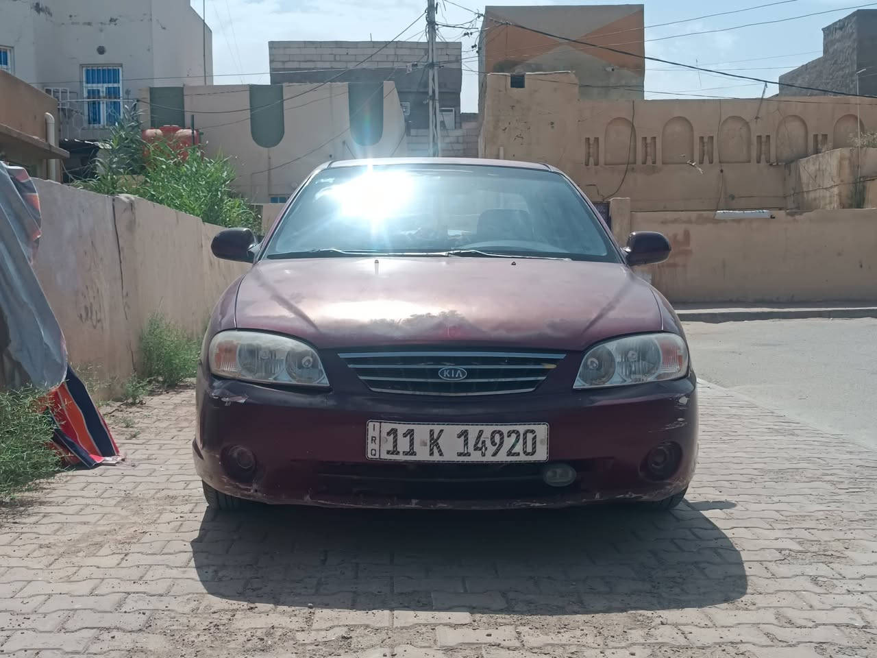 السلام اخوان عندي  سياره نوع اسبكترا موديل 2002بلاديه على الشركه كير اوتوماتيك محرك نظيف جدا رقم بغداد انكليزي  بسمنه تبريد فول ويه السويج المكان كربلاء المدرسي ورقمي ***********
