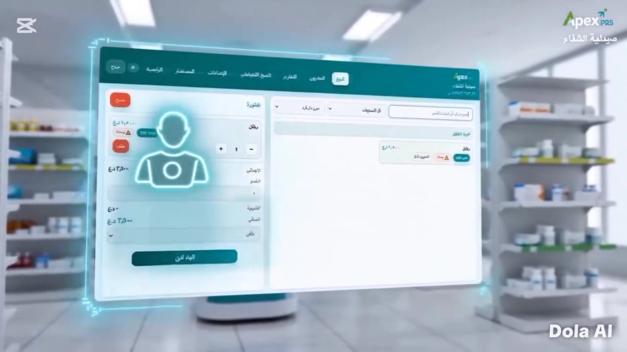 ⚡ السرعة.. السهولة.. والضمان الدائم مع Apex POS ⚡
أدر صيدليتك باحترافية كاملة وبدون تعقيد مع أقوى نظام مبيعات ومخازن للصيدليات في العراق.

 أبرز المواصفات:
• خاصية المستشار دردشة مع الذكاء الاصطناعي مساعد طبي 
• نظام تنبيهات متطور لإدارة المخزون وصلاحية الأدوية.
• اضافة المنتجات من خلال الهاتف بشكل بسيط جدا 
• عمل أوفلاين 100% وحماية كاملة للبيانات بالنسخ الاحتياطي.
• تقارير أرباح وإيرادات فورية ودقيقة.

💰 السعر: 200 ألف دينار فقط!
📞 للتواصل والطلب: ***********
