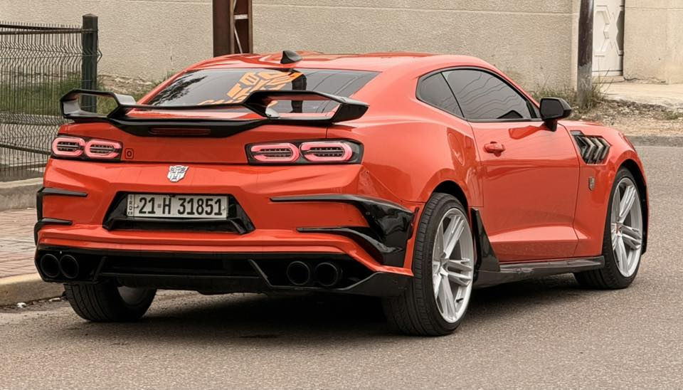 كمارو ٢٠١٩ لون مميز اصل برتقالي ماشيه ٧٠ الف فقط جديد احلى من صور عليه ادامه كامله سيرفس كامل صدر تخم تاير كير مكينه كله جديد هزه ولارقام جدد مكينه 2000 تيربو 🚀 السعر ١٢٠ وبي مجال مكان السياره بغداد حي جهاد ***********  سياره محدث بنيد بك لايت دعاميات ودفيوزرات كله اصلي
