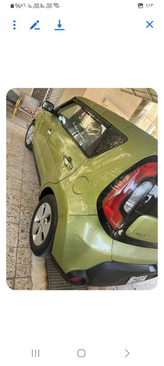 السلام عليكم كيا صول موديل 16 مكينه كير وضع شركه مامفتوحات ماشيه 86 الف حقيقي كفاله عامه من الصبغ وتبديل عده بارد بلجاملغ الخلفي عدد شبرين وحداديه جاهزه السياره جديده السياره احلى من صور السعر 123 $ للستفسار ***********
