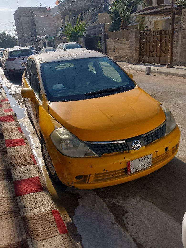 سلام عليكم نيسان تيدا خليجي موديل 2008السياره 
السياره نضيفه مال تكسي بيها نواقص بصيطه 
***********
