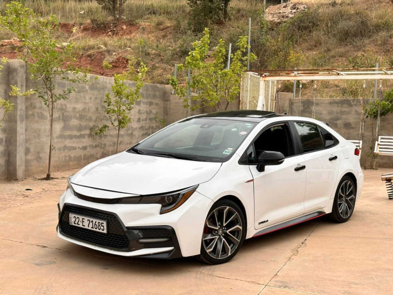 کرۆلا 2021مواسەفات SE ئەمریکی سلایت  پشت و پێش کەپس   بیلات سەقف ڕەش  فەقەت سەرە چامرغەکان تەعدیل + دووجی پیتی ئاڕ هه یە  رەقم شانسی5YFP4MCE5MP066413
*********** أربيل, العراق
