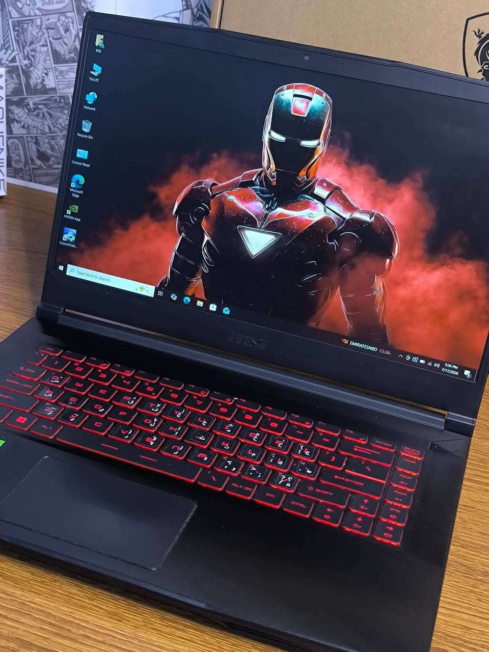 لابتوب MSI GF63 THIN 10SC

⚜️ المواصفات:
⚜️ المعالج: Core i5 — الجيل العاشر — فئة H (10500H)
⚜️ الرام: 8 كيكا DDR4
⚜️ الهارد: 256 كيكا SSD M.2
⚜️ كرت شاشة خارجي: NVIDIA GeForce GTX 1650 Max-Q
⚜️ حجم الشاشة: 15.6″ — دقّة FHD (1920×1080)

📞 للحجز أو الاستفسار (متوفر واتساب):
       ***********

📌 موقّعنا: بغداد الامين الثانية

💰 السعر: 600,000 دينار عراقي
