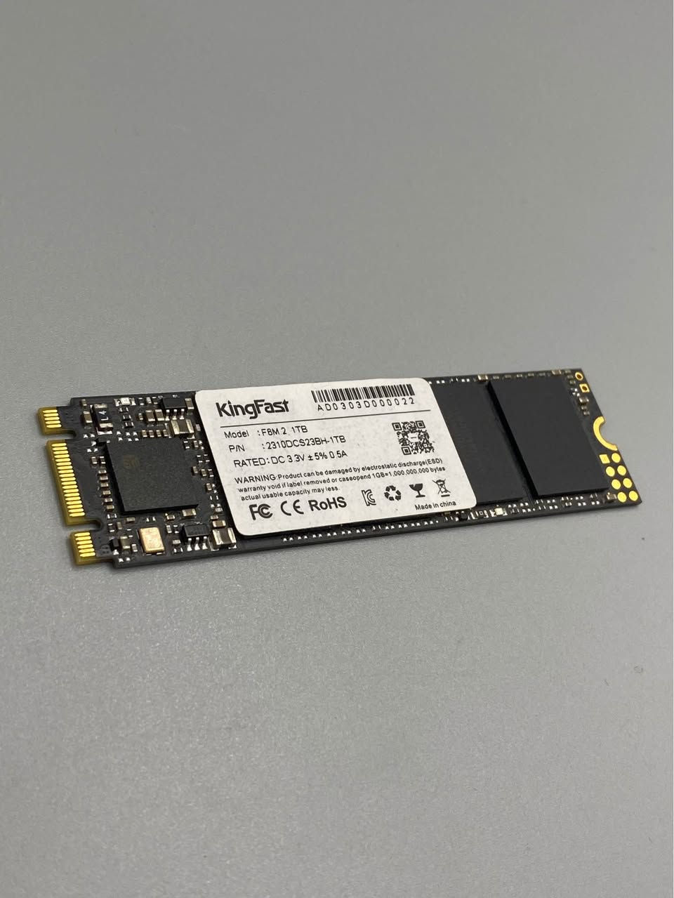 KingFast F6M.2 1TB – M.2 SATA SSD

🔹 السعة: 1TB 💾
🔹 الواجهة: M.2 SATA III 
🔹 الحجم: M.2 2280
🔹 سرعة القراءة: حتى 550MB/s ⚡
🔹 سرعة الكتابة: حتى 500MB/s
🔹 الفولتية: DC 3.3V
🔹 التوافق: PC / Laptop الداعمة M.2 SATA
🔹 الأداء: أسرع من HDD بشكل كبير مع إقلاع وتحميل أسرع

💡 SSD اقتصادي مناسب للترقية اليومية وتحسين سرعة النظام بدون حرارة واستهلاك عالي.

السعر : 120 الف
خدمة توصيل 🚚 لكافة أنحاء العراق 🇮🇶￼ بغداد, العراق


**إذا كنت صاحب هذا الإعلان وتريد حذفه لأي سبب، رجاءا أرسل رسالة إلى الدعم الفني**