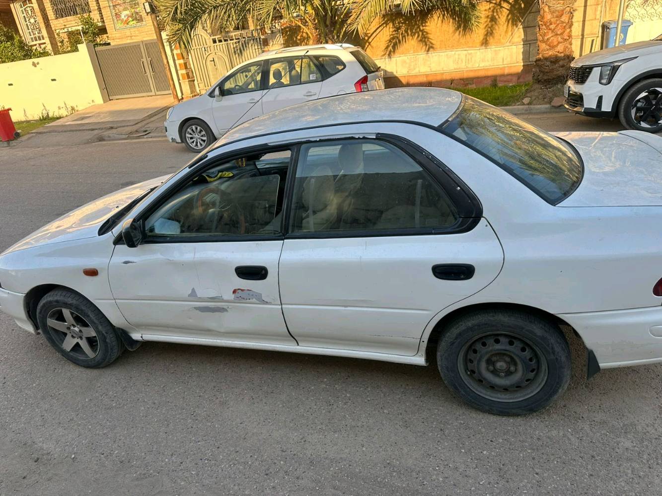 سياره سبارو امبريزا محرك الفين نضيفه + تحويل ثاني يوم السياره بسمي سيارة خير من الله موديل 96 العنوان بغداد الدوره المهديه الثانيه رقم الوتس  تبريد شغال السعر.  
     .....٣٨   ***********