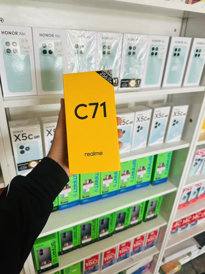 #السلام عليكم

🔴الاجهزة المتوفرة في مكتب اليقين للبيع بالتقسيط✅

#هونر 
📍هونر X9D ذاكرة 256_ رام 12
📍هونر X9C. ذاكرة 256_ رام 12
📍هونر X7D ذاكرة 256 رام 8
📍هونر X6C ذاكرة 256
📍 هونر X6C ذاكرة 128
📍هونر X5C ذاكرة 128
————————
#تكنو 
📍سبارك كو 2 ذاكرة 64
📍سبارك كو 2 ذاكرة 128 _ رام 8
📍سبارك كو 2 ذاكرة 256 _ رام 8
📍ايباد تكنو ميكا باد  ذاكرة 266_ رام 16
_____________
#انفنكس 
📍 انفنكس سمارت 10 ذاكرة 128
📍 انفنكس سمارت 10 ذاكرة 64
————————
#رديمي
📍ريدمي 15C ذاكرة 256 رام 16
_____________
#ايتل
📍ايتل P55 ذاكرة 256_ رام 24
📍ايتل A70 ذاكرة 256 _ رام 12
📍ايتل A50 ذاكرة 256 _ رام 12
📍ايتل A90 ذاكرة 256_ رام 12
————————-
#ريلمي 
📍ريلمي C71 ذاكرة 256 _ رام 24
📍ريلمي C61 ذاكرة 128_ 
📍ريلمي نوت 60X  ذاكرة 128
________________
موفرين الكم اسعار قوية للنقد والاقساط ✅
زورونا تحصلون افضل خدمة باقل تكلفة ♥️✅

_____عنوانا 👇👇👇👇_______

 الشرقاط اسديرة وسطى الفياض مجاور عيادة صالح النجم 
***********
