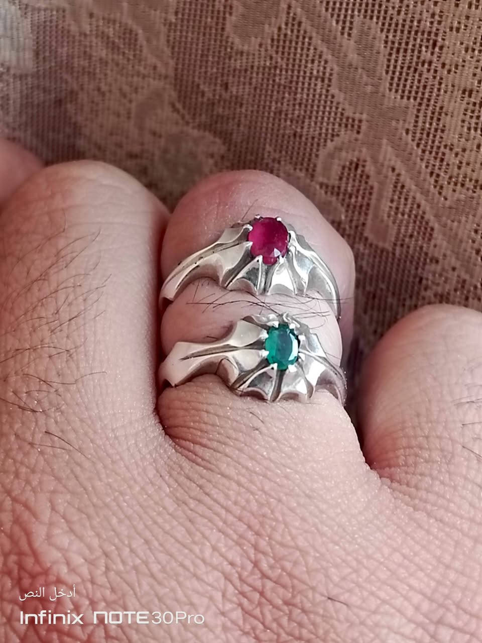 اللهم صل على محمد وال محمد
خواتم من الزمرد الكولمبي النقي 
والياقوت الافريقي الاحمر
للاستفسار عل خاص بسعر مناسب


**إذا كنت صاحب هذا الإعلان وتريد حذفه لأي سبب، رجاءا أرسل رسالة إلى الدعم الفني**