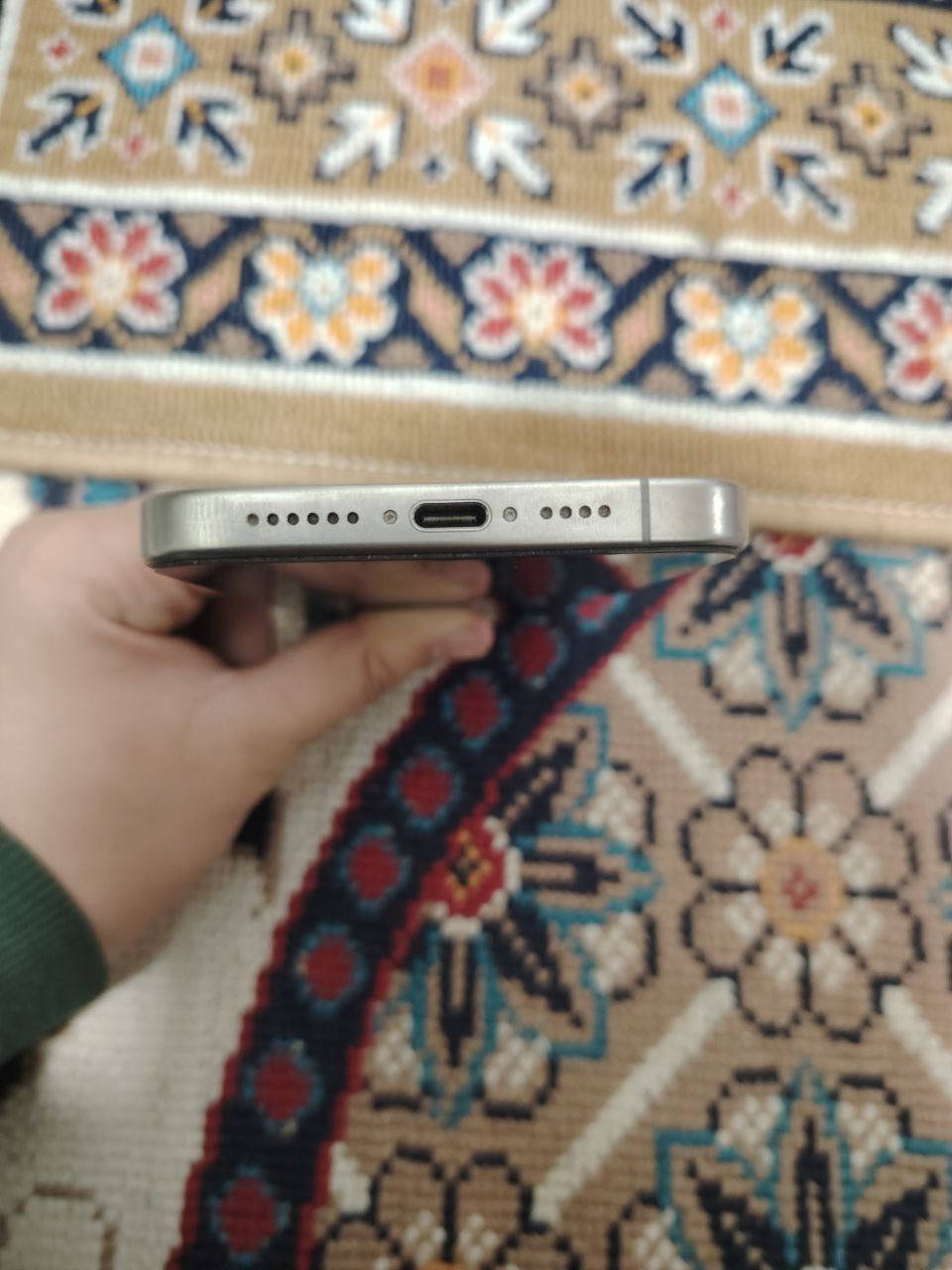 آيفون١٥ برو ماكس 📱
ذاكره٢٦٥
نضافة ١٠٠ ✅
بطاريه٩١🔋
عربي شرق اوسط 
ولا شخط ولا مصلح ابد ماطلب تصليح 
ملحقات كاملة 
السعر:١١٥٠ 
وبي مجال بسيط
*********** متوفر واتساب 
مكاني بغداد  الكمالية
