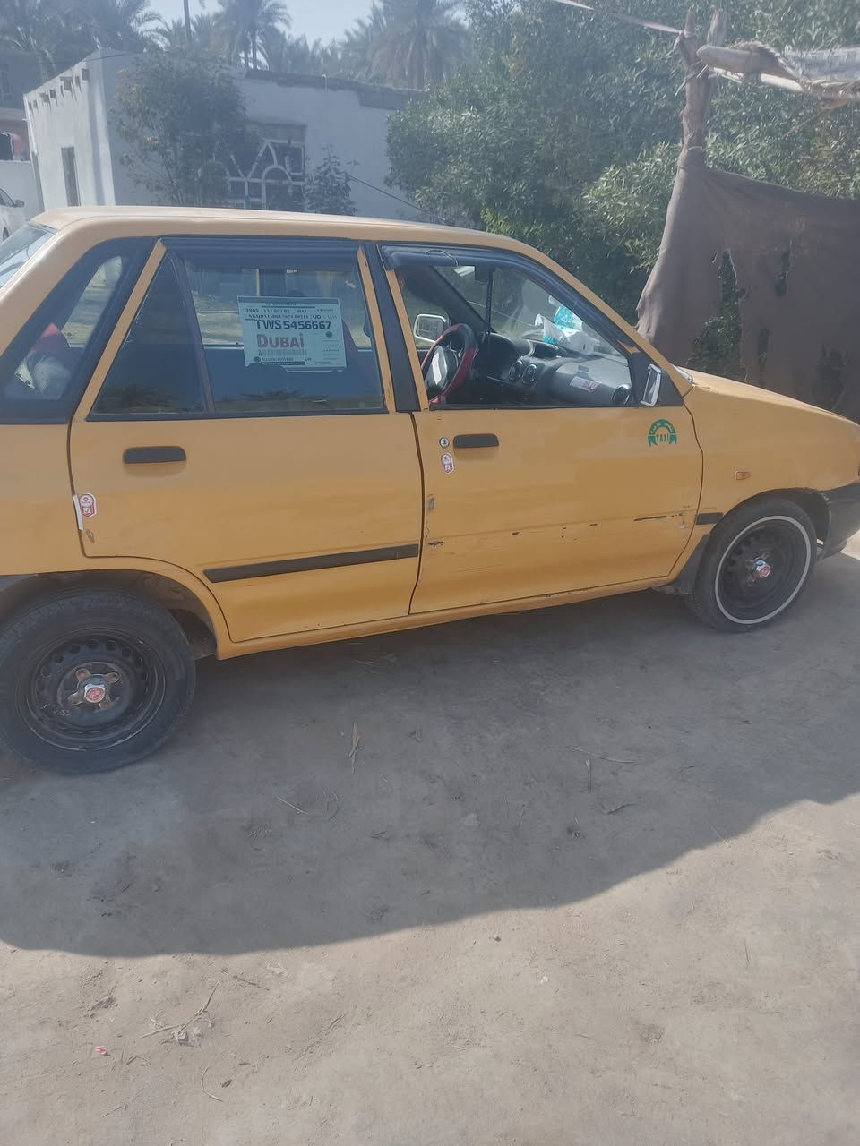 السلام عليكم سايبه موديل 12رقم بغداد مداور ثاني يوم مصفره هيءه وغرامات الستنقصاره تبخر يعني السياره احله من البصوره السعر 28وبيه مجال بصيط السياره مكانه حيدريه خان النص ***********
