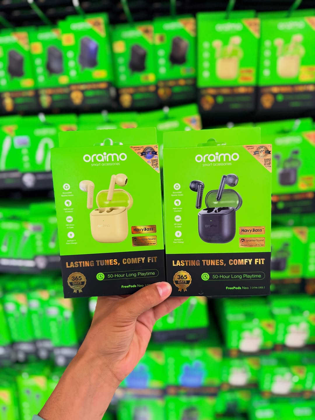 منتجات oraimo من عين الفهد 🐆✅
جمله فقط ⚠️🛒


**إذا كنت صاحب هذا الإعلان وتريد حذفه لأي سبب، رجاءا أرسل رسالة إلى الدعم الفني**