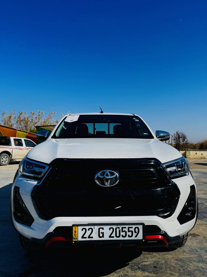 هايلوكس 2024 TRD
فول مواصفات رقم اربيل تحويل ثاني يوم مكفوله كفاله عامه محرك 6 سلندر ع وضع الشركة ماشيه ٧٣ الف السعر ٣٧٧ 
مكاني ديالى ***********
