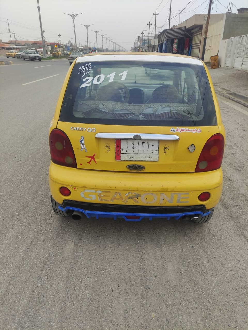 شيري كيو كيو للبيع موديل 2011  رقم بغداد الماني سنويه عاج كير عادي سياره جاهز استيرن باور 4 تايرات باتري جديد داخلها  جديد سعرها 18ورقه وبيها مجال مكان كركوك ***********
