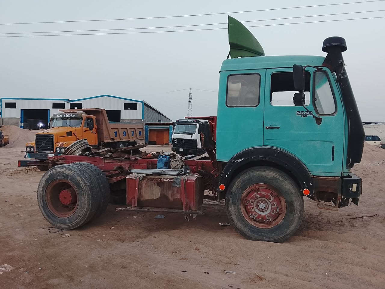 البيع تك راس تريله 74 فلات ***********
