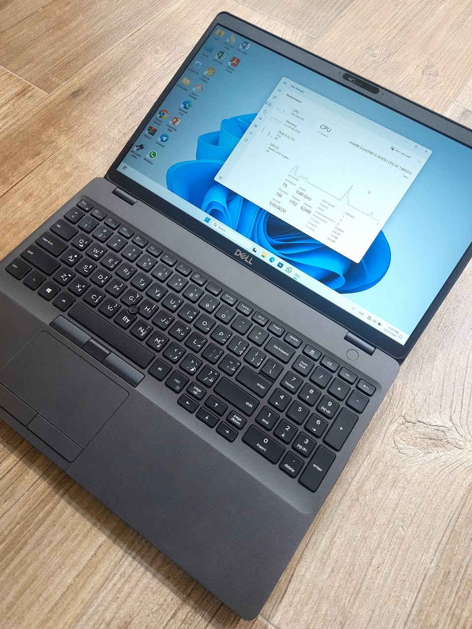 لابتوب    Dell Latitude 5500 Ci5 8th 
بمواصفات مناسبه للبرامج  المكتبية  والحسابية والتصفح والأمن السيبراني  .
بسعر 240 الف دينار عراقي 
Cpu Ci5-8365U    جيل ثامن 
Hard 256GB nvme قابل للتطوير 
Ram 8gb ddr4         قابل للتطوير 
15.6 screen 1920x1080 FHD
Back-light Ar-En ضوئي 
Charger dell شاحن اصلي 
يمكن للزبون فحص اللابتوب وتشغيله والتأكد من المواصفات قبل الاستلام  اللابتوب.
نسبة النظافة 95%
ضمان لمدة خمسة أيام للفحص في حالة وجود خلل مصنعي تستبدل بنفس الموديل حصرا 
عنوان المكتب بغداد شارع الصناعة مجمع الرياش مكتب اليسر للتواصل والحجز ***********
