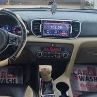 سبورتج 2018 خليجية للبيع لون ابيض السيارة مكفولة من الصبغ وبيها تكحيلا...