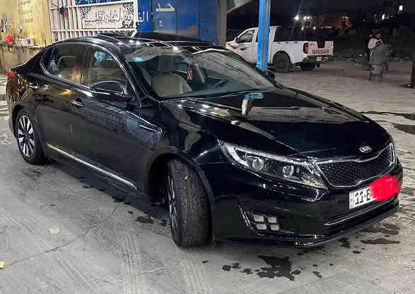 كيا اوبتما موديل ٢٠١٤ خليجي محرك ٢٤٠٠  دوش بيها قطعتين صبغ السياره جاهزة والسونر مرفق بالصور السعر ١١٨ مكان السياره بغداد حي الجامعه للاستفسار *********** بغداد
