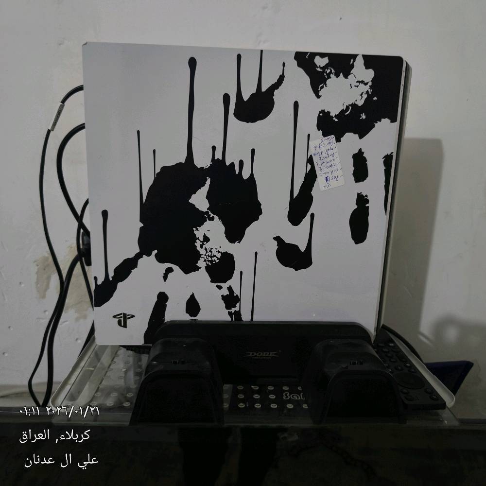 كربلاء توصيل مجاني  السلام عليكم وتوفر بلي برو باندا  واحد تيرا ويا  يو بي اس جهاز نضيف كلش اتجي تفحص يلا تاخذ  (ويا) عدد) جوستك 4) 3)اصليات شركه سوني)  واحده تجاريه)  (بيس) 2026 الى الحرب رابع 4 درايفر وبعد شكم العبه ماعرفهن صراحه 450الف تره بس يو بي اس ماخذ 83الف ***********