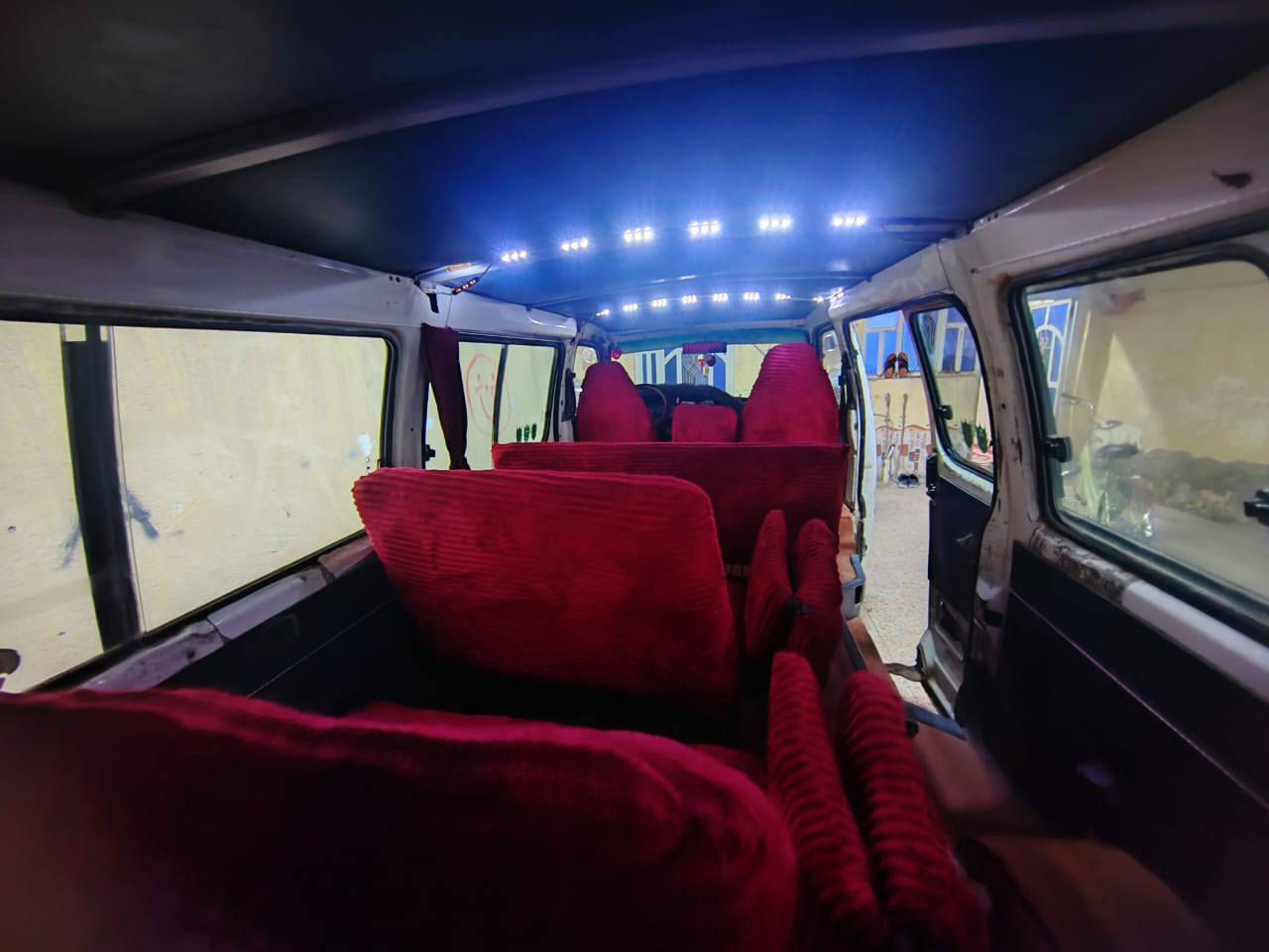 سلام عليكم تويوتا هايسا موديل 94رقم ذي قار اجره الماني 14راكب مكفوله كفاله عامه ضربه وصبغ سنويه 26 شهر الرابع تنتهي مصفره هيئه وغرامات قبل عشر ايام اتريد تحويل او وكاله مكينه وكير ونجي 6 كير عادي مشروطات جدد حداديه جديده خلفي وامامي تخم تاير ابو الخطه دلوب جديد كهربائيات شغاله باتري جديد السياره جاهزه وين ما تريد السعر 35 قفل قفل قفل العنوان الناصريه المركز للاستفسار اتصال على الرقم التالي *********** غير متواجد عل فيس اتصل على صاحب السياره
