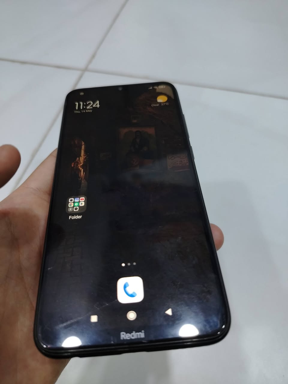 جهاز
ريدمي نوت ٨ 
جهاز كلش نظيف بس ظهر مفطور وإني معتني بي كلش 
ذاكرته ٦٤
ما وياه كارتونه بس شاحنه 
السعر : ١٠٠ أو بي مجال قليل
الرقم : ***********
