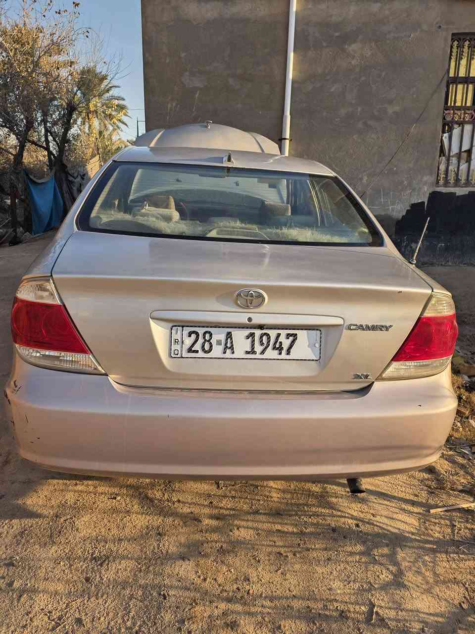 كامري خليجي موديل 2004
بيه صبغ جماليه 
مكينه اربعه اسلندر
رقم جديد بسمي تحويل ثاني يوم
الاتصال ***********
