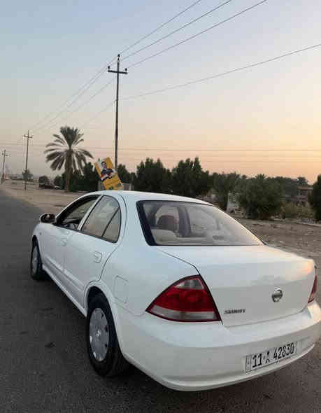 نيسان سني ياباني. كفالة عاااامة ..رقم بغداد باسمي تحويل ثاني يوم رقم دولي جديد كير محرك جديد تبريد ثلج تخم تاير صدر جديد (كفاله من صبغ وضربة وتبديل. ) مكان سيارة بغداد سعر 110 وبيه مجال للاستفسار اتصال ***********
