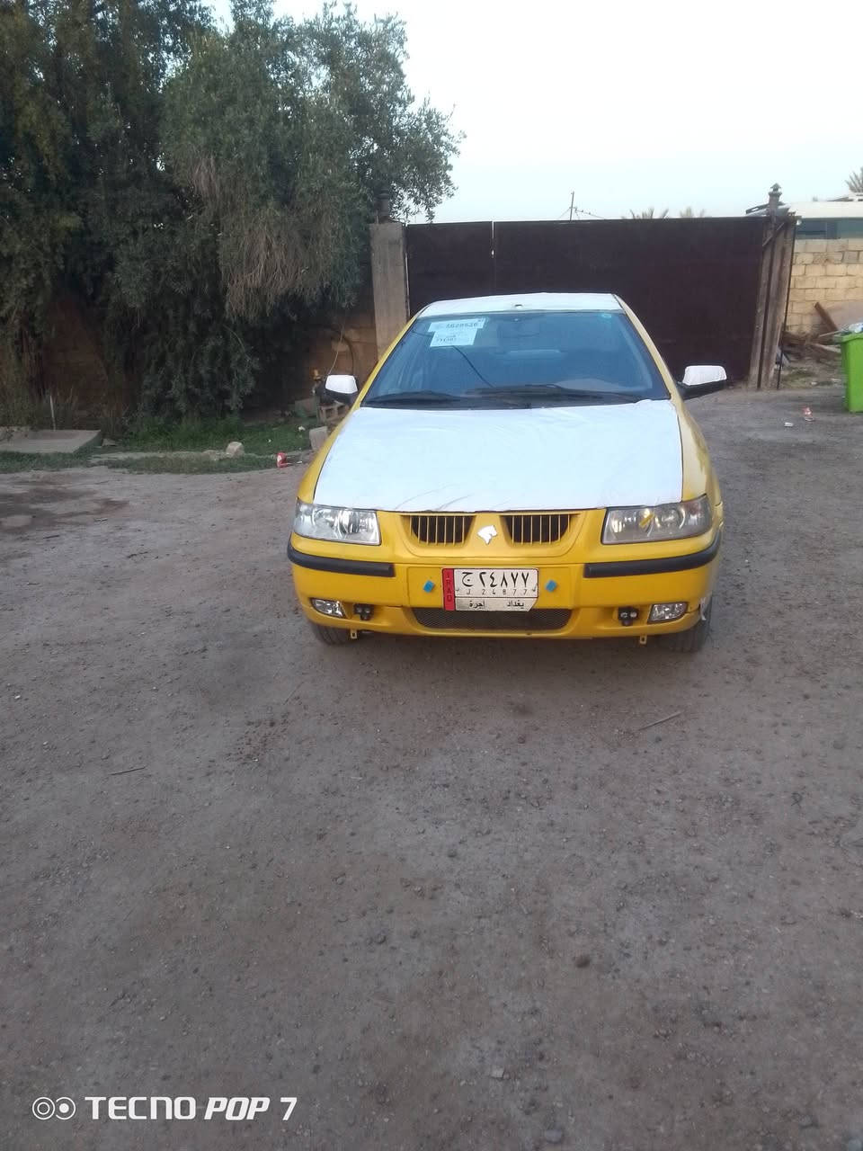 السلام عليكم من رخصة مدير الكروب
سمنت 2009سياره خير من الله محرك صدر تايرات 
مكان سياره تاجي ام عظام السعر ***********
