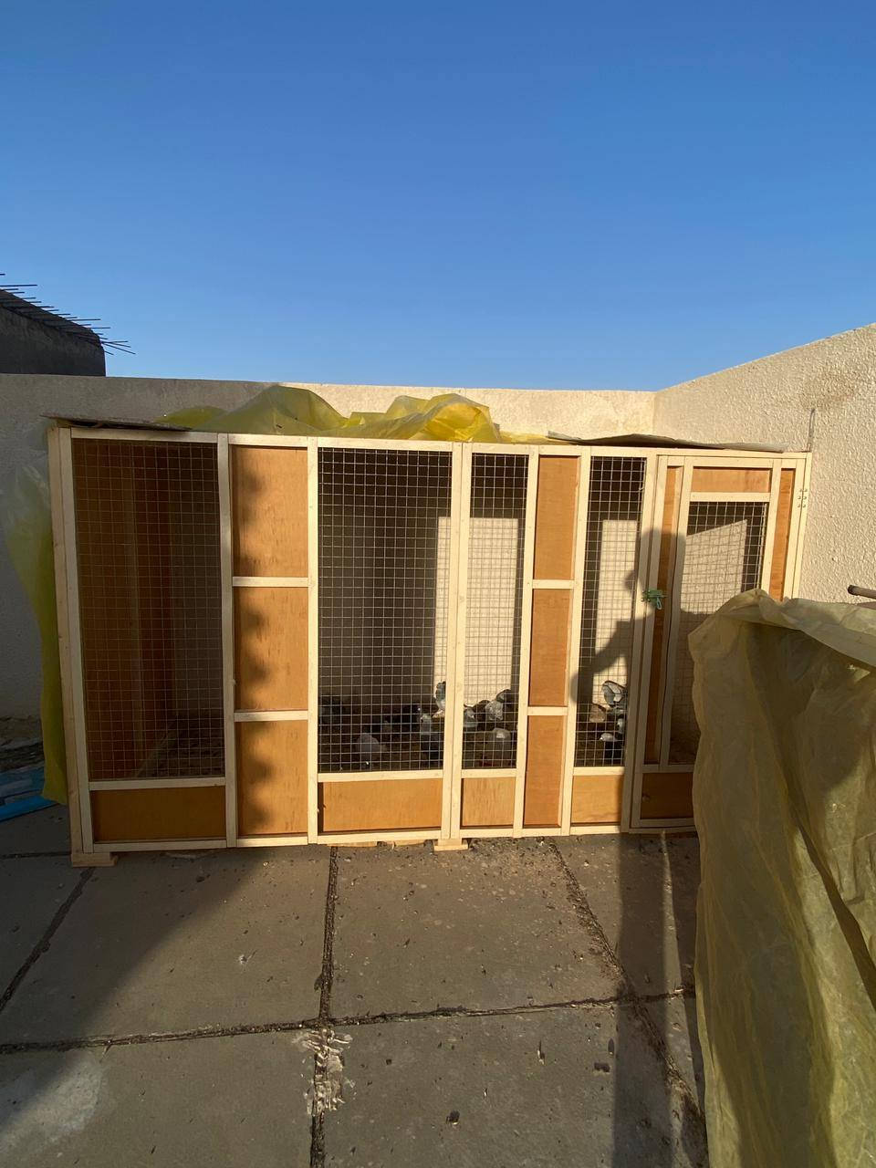 ياالله
تم اكمال قفص لاحد الاخوه الطيبين
شغل شرط المتانه 
قياسه العرض 250 
الارتفاع 140 
النزال 120 
للاستفسار تفضل خاص وتدلل
*********** واتساب
