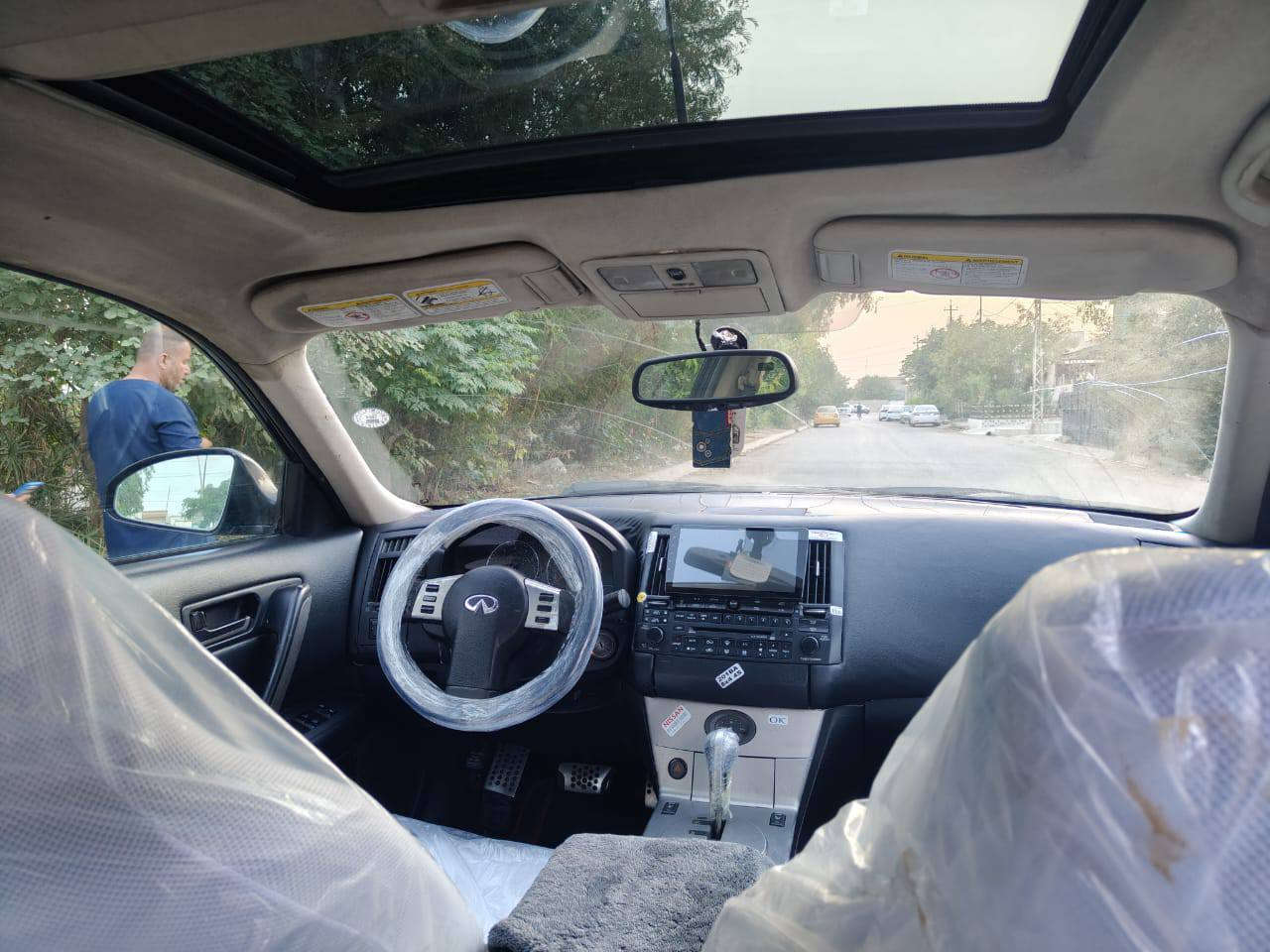 السلام عليكم انفنتي موديل 2003 صبغ عام للجماليه مكينة 8 رقم اربيل السعر 90 اي استفسار اتصال على الرقم ***********
