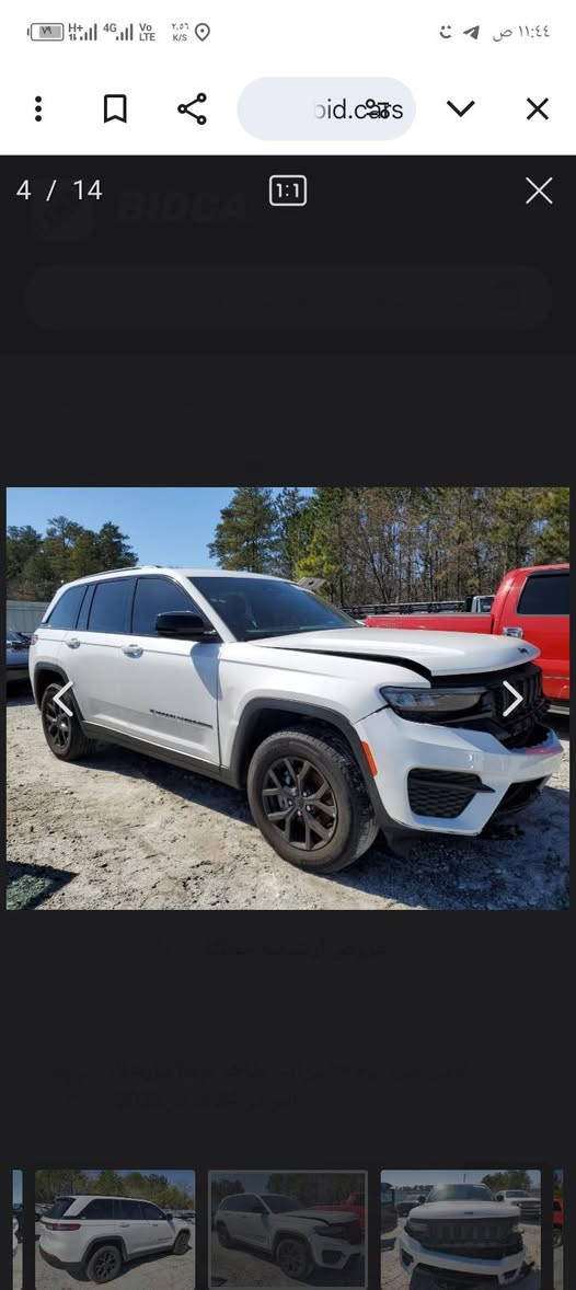 السلام عليكم 
جيب لاريدو موديل 24 خمسه راكب رقم بغداد وارد امريكي 
حادثه موضح صبغ ربع البنيد ونصف الجاملع بدون اريرباك بدون تبديل ماشيه 29 فول عدا الفتحه للاستفسار ***********
