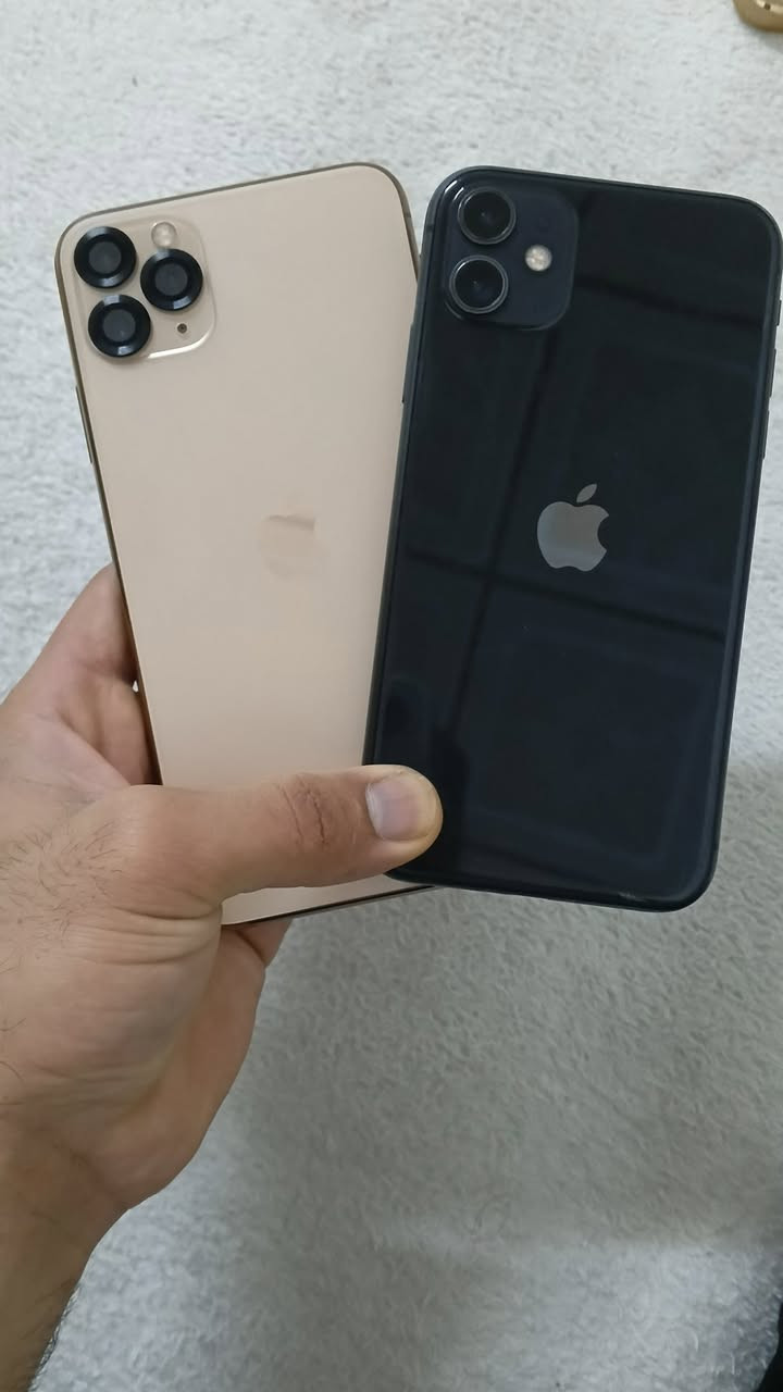 سلام علیکم اخوان
عندی طوصیل  نص الفوس مقدمە  
اثنین ایفون  13  بروماکس  واحد زیتونی واحد ذهبی 
انضافە   100
مبدلە بیهم بس الشاشە  
باقیات کلە بلادی 
128  
خط واحد 
واحد بطاریتە 88  واحد 87 
سعر الواحد  465 الف 

ایفون  11 بروماکس 256 زاکرە   بس مبدلە شاشە 255 الف 

ایفون  11 کامرتین کلە بلادی  128 زاکرە  255 الف  
 *********** واتساب      
بس شرای یراسل  معە احتراماتی لجمیع
