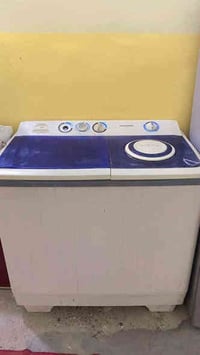 غساله عاديه نوع هيتاشي ٢٤ كيلو ب ١١٠ وغساله اوتوماتيك نوع ميديا ٩ كيلو...