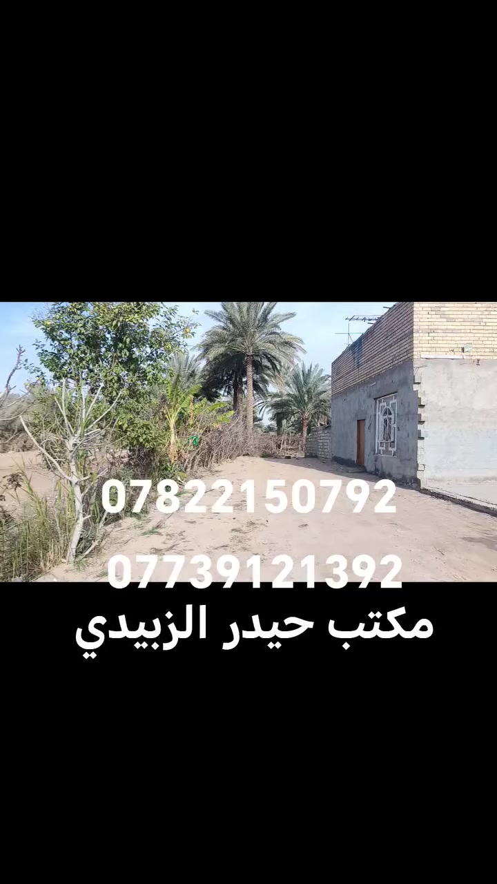 يالله
دونم لبيع وبيت مساحته ٢٠٠متر لبيع بالكوفه بالبراكيه
شارع المعمل مقابيل مدرسة الازدهار لبنات جهه الشط
يبعد عن الشارع العام ٥٠٠ متر عن الشارع المعمل
الاستفسار الاتصال 
***********
***********
او مراجعة مكتب حيدر الزبيدي للعقار والمقاولات العامه عنوان المكتب بشارع المعمل قرب مدرسة الازدهار لبنات
