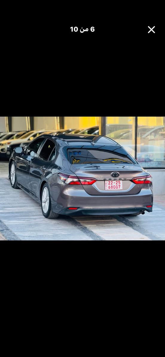 ‏2023  𝐓𝐎𝐘𝐎𝐓𝐀 𝐂𝐀𝐌𝐑𝐘
تويوتا كامري (LE) موديل : 2023
اللون : جكليتي
عداد المسافة :57الف M
حجم المحرك : 2.5L ( 4.سلندر )
السياره جاهزه من كلشي وعليها ادامه كامله 
بل شركه تخم تاير جديد 
الضرر : دعاميه اماميه فقط  
بدون ايرباك
صور سونار مرفق
المواصفات : LE
 مـواصـفـات 
شاشة  كبير
كاميرا خلفية 
حساسات خلفيه
رادار امامي (تحديد مسار)
‏‎حساسات خلفي 
مانع انزلاق+𝐀𝐁𝐒
3انظمة  (𝐄𝐂𝐎) (𝐍𝐎𝐑𝐌𝐀𝐋)(𝐒𝐏𝐎𝐑𝐓)
نظام EV MODE
تحكم استيرن+ كشنات كهربائي
لايتات (𝐋𝐄𝐃) عدسة زينون بيلادي
اناره داخليه led 
شاحن وايرلس
مثبت سرعه تفاعلي قيادة اليه 
تحديد مسار  
الشاصي
السعر 192
الاستفسار اكثر اتصل على هذا رقم ***********
