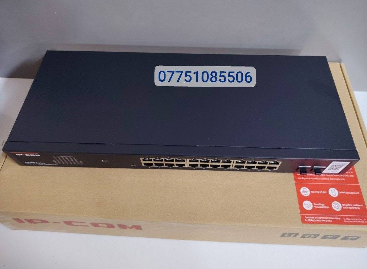 هب IP_COM
📍 G2224D (يتبرمج) 
السعر 85.000
📍 G2226F (يتبرمج) .
📍 2 SFP 
السعر 100.000
📍G2216D (يتبرمج) 
السعر 70.000
📍 G1016D
السعر 60.000

⬅️ للإستفسار والتواصل ***********📞 واتساب توجد خدمة توصيل خلال 24 ساعة ⏱️🚚
