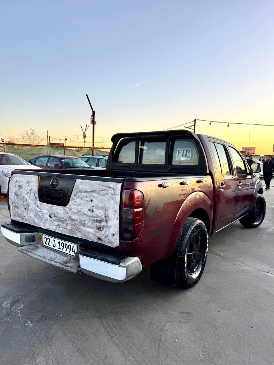 للبيع نيسان نيفارا 2009 كير عادي 
سعر 71$ ورقه 

سياره كير مكينه اكسل كفاله تبريد بشرط 
٤ تايرات جديد

رقم اربيل دولي جديد باسمي شرط تحويل 
نفس اليوم 

سياره بيعا اربعه قطعة سبغ طرف سايق
بدون دواخل بدون ضربه 

سياره نقص مابيها بدون دينار مصروف 
دهن جديد دهن اكسل باتري كلها جديد 
شاشه ايباد 
كاميره 
مكان سياره اربيل 
*********** واتساب 
*********** واتساب بغداد, العراق
