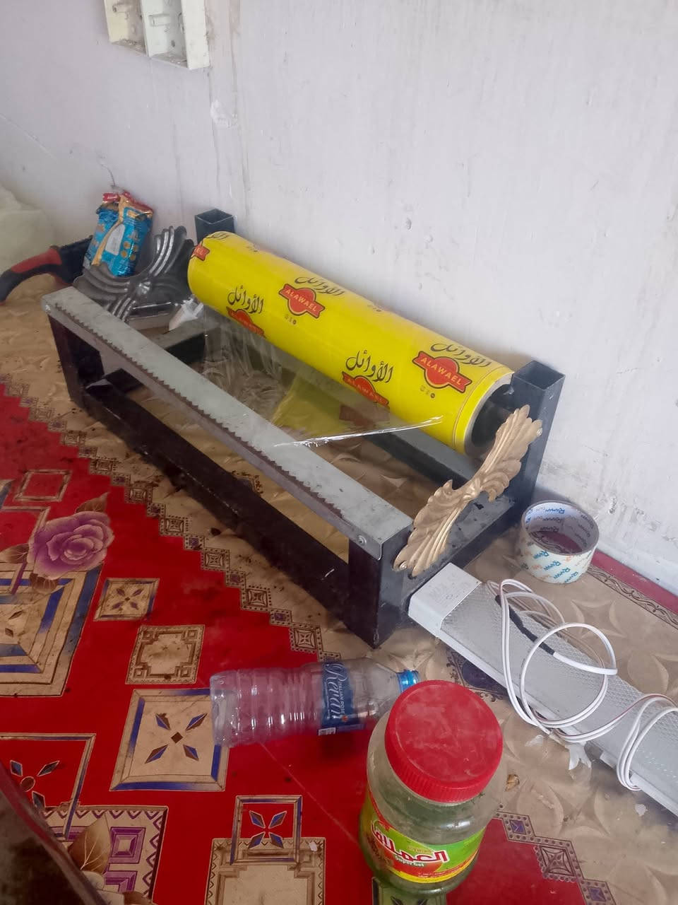 ماطور ماي نحاس نوعيه انس مستعمل 10ايام ورتر بم عدد 2 سبع مسكافات سمج مغلفة مطاعم مع نايلونها بيها ربع باقي كل هذا الغرض 100 الف وبيهن مجال ***********
