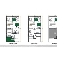 تصميم مخطط 200م 10*20 طابقين ونص في بغداد السيدية  للتواصل مراسلتنا خا...