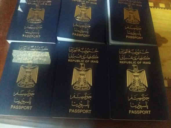 على بركة الله تعالى بدءنا باستلام جوازات 
العمره المفرده لشهر  رجب المبارك بتاريخ 26__12  جوا  من مطار بغداد سارع بالتسجيل وتسليم الجوازات ***********
