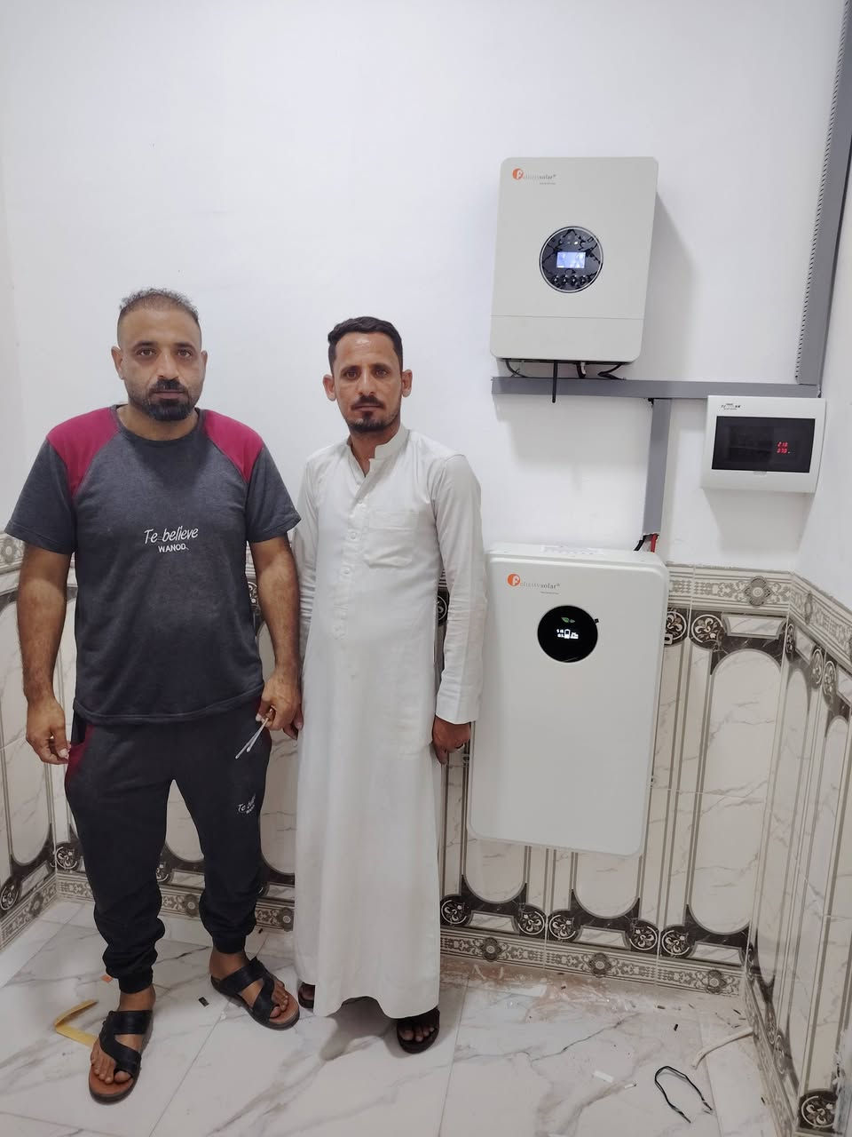 على بركة الله  تجهيز وتنصيب منظومة  طاقة شمسية عدد٢في بيجي ونواحيها
1-المهندس اركان هويسان المتعب.. الصينية 
2-قاسم العلوان... المزرعة 

والمهندس عبيد الحسن 
 المهندس داود سلمان 
خالد الملا شيخ
ابو رزان 
  ***********
