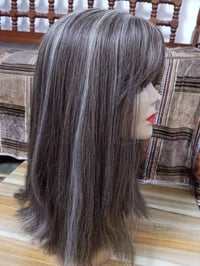 باروكات طبيعي مخلوط الياف كلشي متوفر رجالي نسائي اطفال خصل اكستيشن وكب...